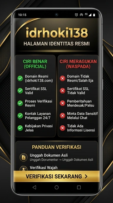 Tampilan kanal resmi idrhoki138